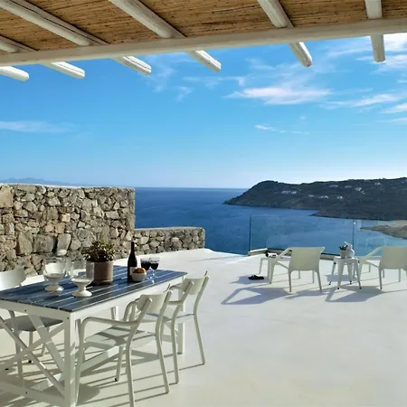 Panoramic Aegean Residence At Elia Beach Mykonos - Private & Exclusive Вилла