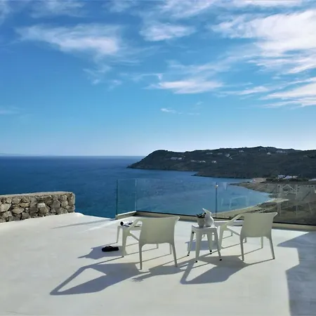 Panoramic Aegean Residence At Elia Beach Mykonos - Private & Exclusive Вилла *